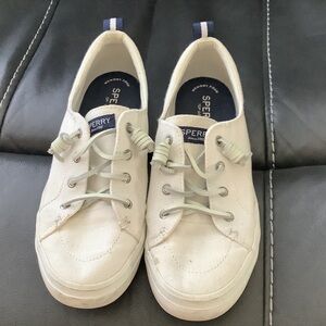 Sperry White Canvas Sneakers